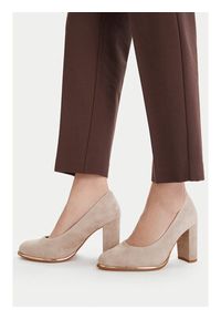 Lasocki Czółenka CEO-WS24317-01 Beżowy. Kolor: beżowy. Materiał: skóra, zamsz #8