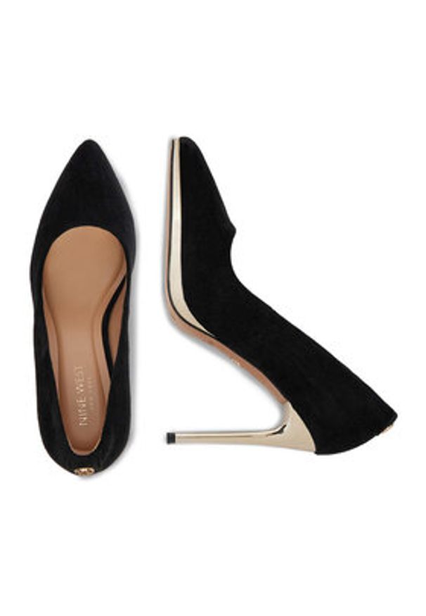 Nine West Szpilki EO-CD25-218-1 Czarny. Kolor: czarny. Materiał: materiał. Obcas: na szpilce