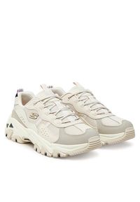 skechers - Skechers Sneakersy D'Lites Hiker 180128/NTMT Beżowy. Kolor: beżowy. Materiał: skóra #2
