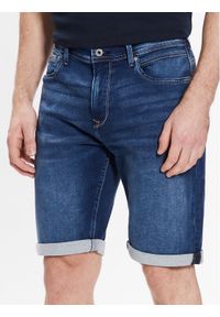 Pepe Jeans Szorty jeansowe Jack Short PM801022CQ8 Niebieski Regular Fit. Kolor: niebieski