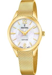 Zegarek damski Festina F20077-1 złoty. Kolor: złoty #1