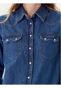 United Colors of Benetton - United Colors Of Benetton Koszula jeansowa 5RZKDQ06T Niebieski Regular Fit. Kolor: niebieski. Materiał: bawełna #4