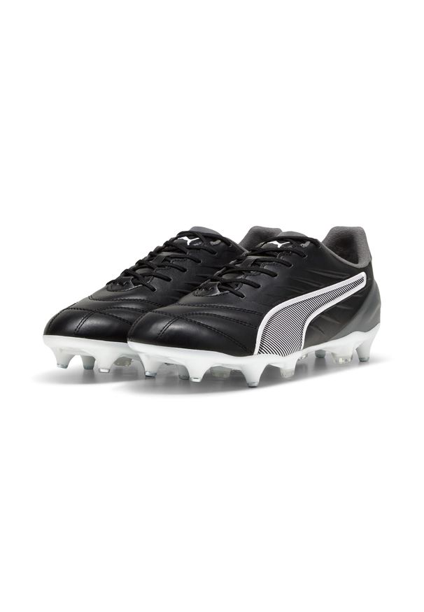 Puma - Buty piłkarskie unisex KING PRO MxSG PUMA Black White Cool Dark Gray. Kolor: czarny, szary, biały, wielokolorowy. Sport: piłka nożna