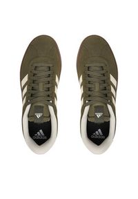 Adidas - adidas Sneakersy Vl Court 3.0 KJ6805 Khaki. Kolor: brązowy. Materiał: zamsz, skóra #6