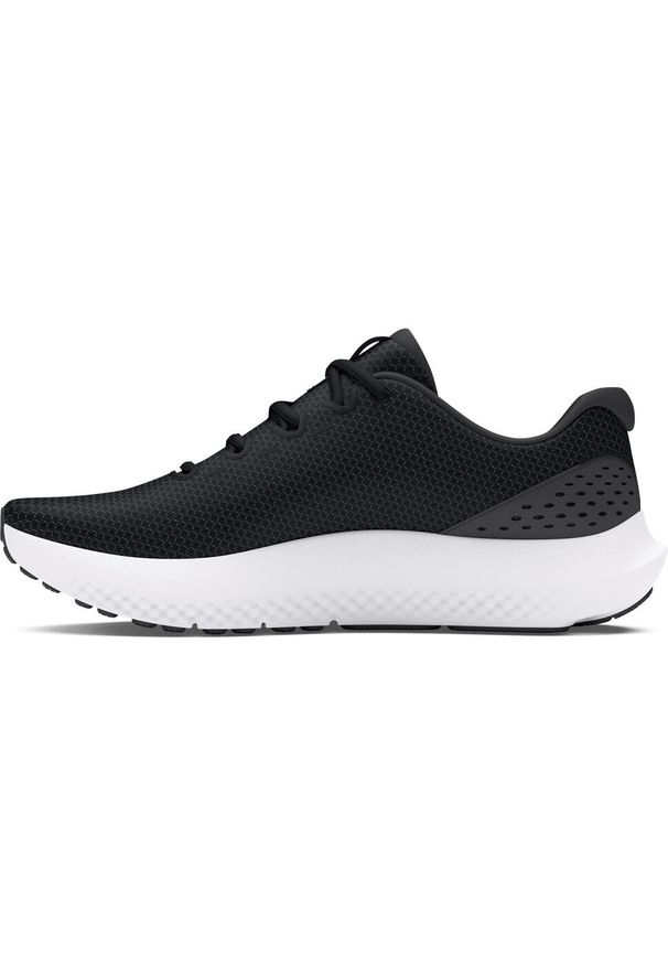 Under Armour - Buty fitness męskie UA Charged Surge 4. Kolor: czarny. Materiał: syntetyk. Szerokość cholewki: normalna. Sport: fitness