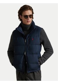 Polo Ralph Lauren Kamizelka 710968283002 Granatowy Regular Fit. Typ kołnierza: polo. Kolor: niebieski. Materiał: syntetyk