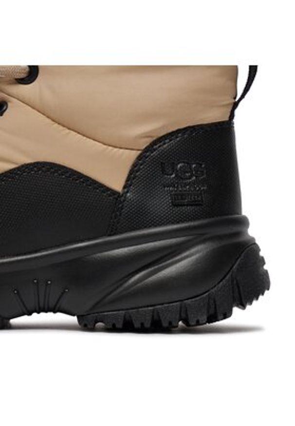 Ugg Śniegowce W Yose Puffer Lace 1143844 Beżowy. Kolor: beżowy. Materiał: materiał