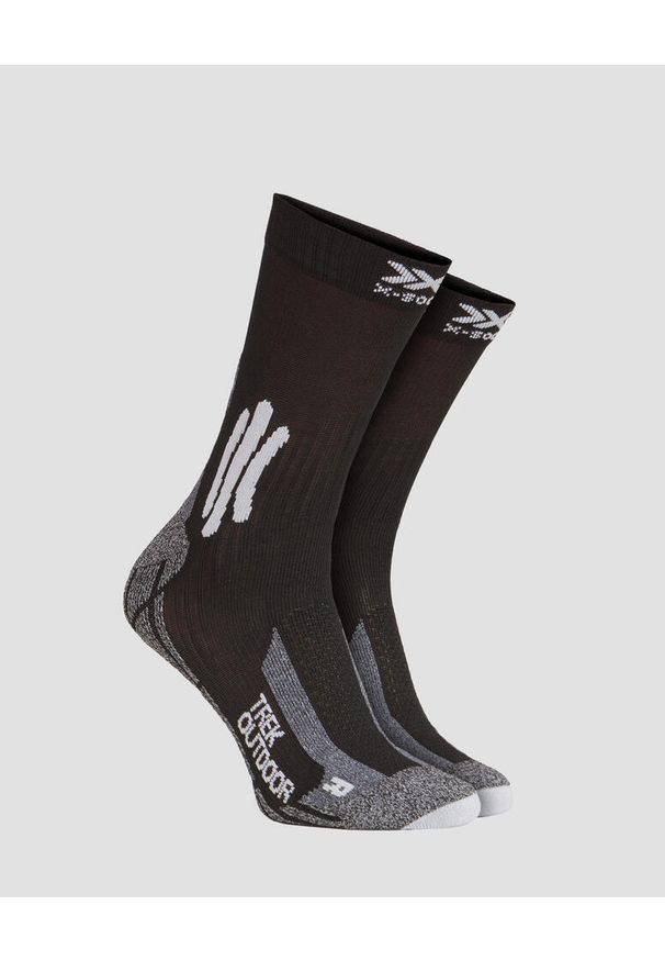 Skarpety trekingowe X-Socks Trek Outdoor 4.0. Kolor: wielokolorowy, biały, czarny. Sport: outdoor