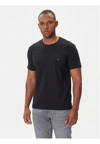 Emporio Armani Underwear Komplet 2 t-shirtów EM000391 AF14132 MC005 Czarny Regular Fit. Kolor: czarny. Materiał: bawełna