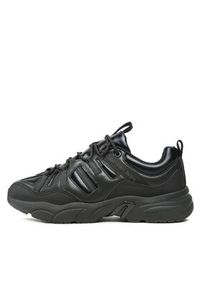 Calvin Klein Jeans Sneakersy Retro Tennis Laceup Mix Reefl YM0YM00699 Czarny. Kolor: czarny. Materiał: skóra