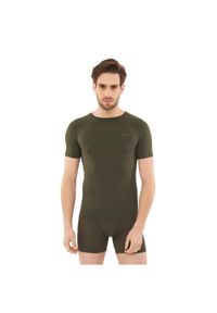 Koszulka Turystyczna Viking Lockness-Olive xxl. Kolor: zielony. Sport: turystyka piesza