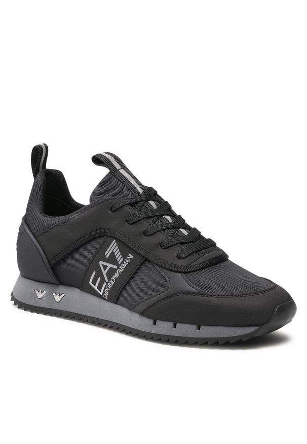 Sneakersy EA7 Emporio Armani - X8X027 XK219 Q226 Black/Iron Gate/Silv. Kolor: czarny. Materiał: skóra, materiał