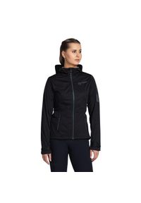 Damska kurtka turystyczna Kilpi Beltra. Kolor: czarny. Materiał: softshell. Sport: turystyka piesza #1
