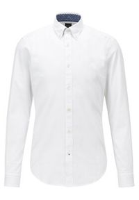 BOSS - Boss Koszula Rod_53E 50448887 Biały Slim Fit. Kolor: biały. Materiał: bawełna #3