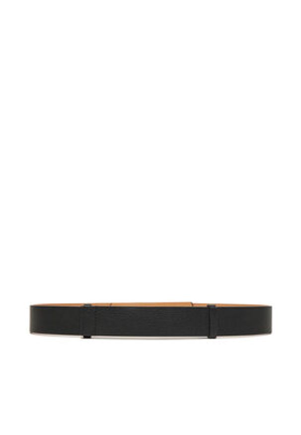 Elisabetta Franchi Pasek Damski CT-53S-56E2-V200 Czarny. Kolor: czarny. Materiał: skóra