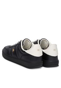 TOMMY HILFIGER - Tommy Hilfiger Sneakersy Th Heritage Shiny Sneaker FW0FW09179 Czarny. Kolor: czarny. Materiał: skóra #4