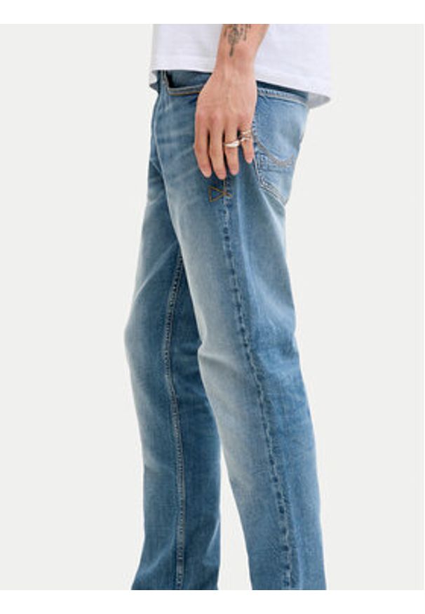 Jack & Jones Jeansy Clark Vintage 12278238 Niebieski Skinny Fit. Kolor: niebieski. Styl: vintage