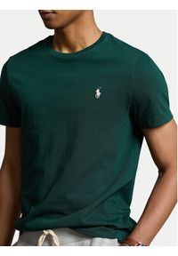 Polo Ralph Lauren T-Shirt 710671438378 Zielony Custom Slim Fit. Typ kołnierza: polo. Kolor: zielony. Materiał: bawełna #4