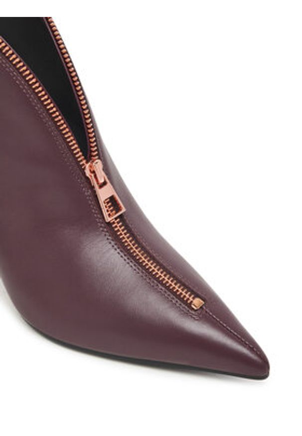 United Nude Botki Zuma Stacy Hi 1094692216 Bordowy. Kolor: czerwony. Materiał: skóra