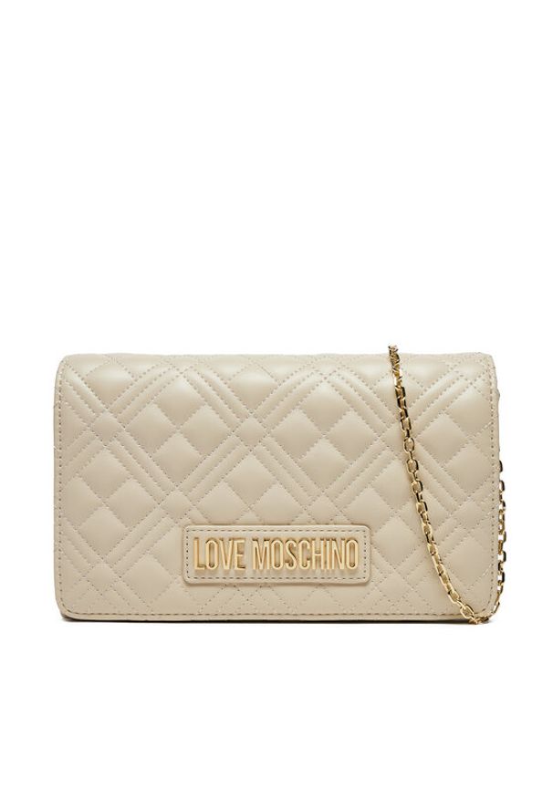 Love Moschino - LOVE MOSCHINO Torebka JC4079PP1MLA0110 Écru. Materiał: skórzane