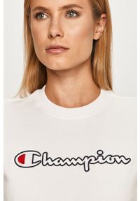 Champion - Bluza. Okazja: na co dzień. Kolor: biały. Wzór: aplikacja. Styl: casual #5