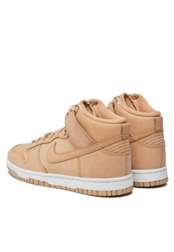 Nike Sneakersy Dunk High Prm Mf DX2044 201 Beżowy. Kolor: beżowy. Materiał: skóra, nubuk