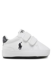 Polo Ralph Lauren Sneakersy Heritage Court Ii Ez Layette RL100731 Biały. Kolor: biały. Materiał: skóra #3
