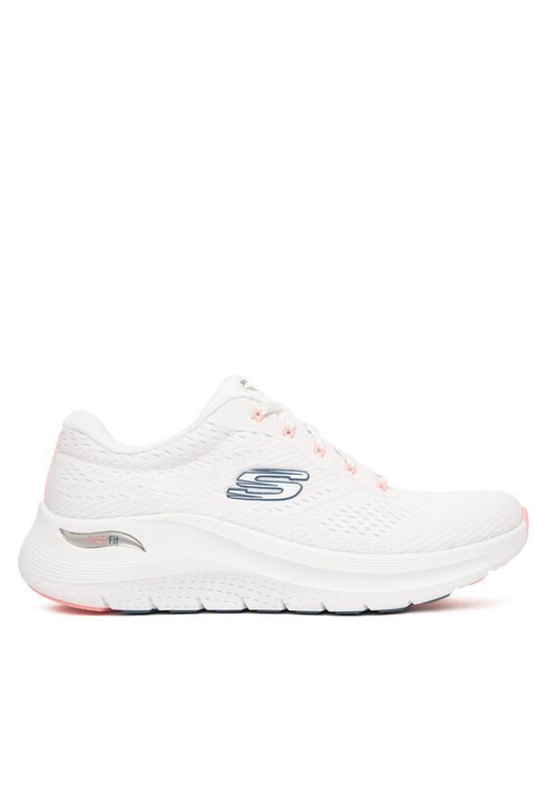skechers - Skechers Sneakersy Arch Fit 2.0-Big League 150051/WPKB Biały. Kolor: biały. Materiał: materiał