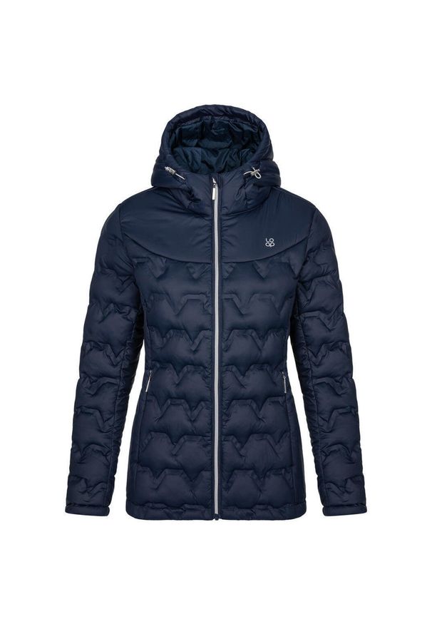 ZSPORT - Kurtka Damska Loap Itema - Elegancka i Wodoodporna. Kolor: niebieski. Sport: turystyka piesza