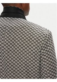 Karl Lagerfeld - KARL LAGERFELD Marynarka 155106 553115 Szary Regular Fit. Typ kołnierza: dekolt w karo. Kolor: szary. Materiał: wiskoza #6