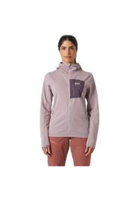 Bluza trekkingowa damska Helly Hansen Versalite Hooded Jacket. Kolor: fioletowy. Materiał: polar. Sport: turystyka piesza