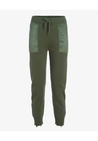SER.O.YA NEW YORK - Spodnie jogger Ida. Kolor: zielony. Materiał: bawełna. Długość: długie. Wzór: aplikacja #3