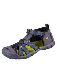 keen - Buty do chodzenia dla dzieci Keen Seacamp II Cnx. Zapięcie: rzepy. Kolor: szary. Materiał: materiał, syntetyk
