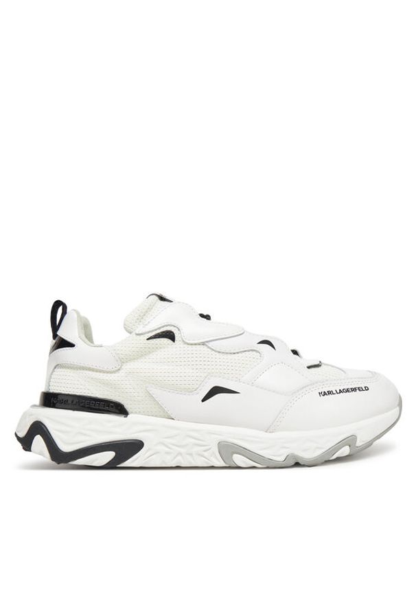 Karl Lagerfeld - KARL LAGERFELD Sneakersy KL52424 Biały. Kolor: biały. Materiał: skóra
