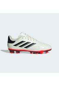 Adidas - Buty Copa Pure II Club FXG. Kolor: czarny, biały, czerwony, wielokolorowy. Materiał: syntetyk, materiał