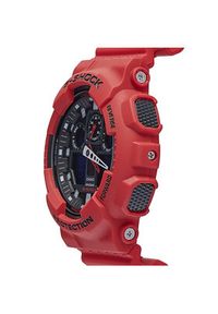 G-Shock Zegarek GA-100B-4AER Czerwony. Kolor: czerwony. Materiał: syntetyk #3