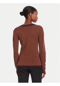 Gaudi Sweter 521FD53025 Brązowy Regular Fit. Kolor: brązowy. Materiał: syntetyk #4