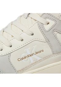 Calvin Klein Jeans Sneakersy Basket Cupsole High Mix Ml Fad YW0YW01300 Beżowy. Kolor: beżowy #6