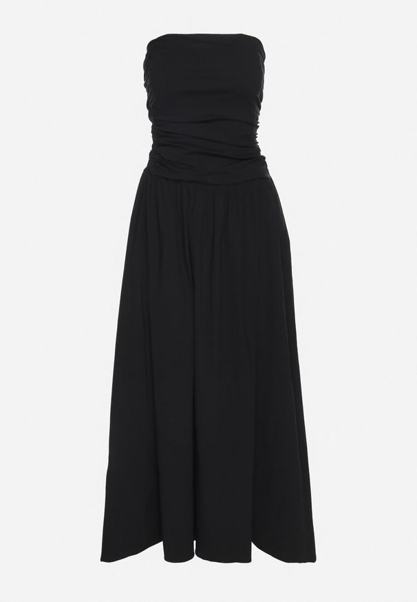 Born2be - Czarna Sukienka z Bawełny Typu Bodycon Filarose. Okazja: na co dzień, na imprezę, na randkę. Kolor: czarny. Materiał: bawełna. Typ sukienki: bodycon. Styl: klasyczny, elegancki, casual