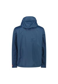 Kurtka przeciwdeszczowa męska CMP Fix Hood. Kolor: niebieski. Sport: turystyka piesza
