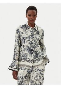 SIMONA CORSELLINI - Simona Corsellini Koszula P25CPCA00101 Kolorowy Regular Fit. Materiał: satyna, wiskoza. Wzór: kolorowy #1