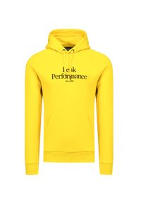 Peak Performance - Bluza PEAK PERFORMANCE ORIGINAL HOOD. Materiał: poliester, bawełna, dresówka. Wzór: napisy, haft. Sezon: wiosna