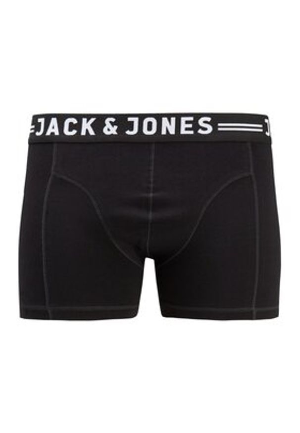 Jack & Jones Komplet 3 par bokserek Sense 12081832 Czarny. Kolor: czarny. Materiał: bawełna