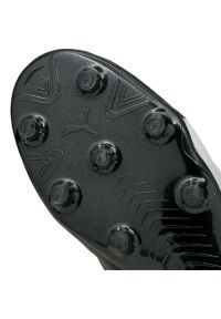 Buty piłkarskie Puma King Platinum 21 FG/AG M 106478 01 czarne czarne. Kolor: czarny. Materiał: materiał, skóra, dzianina. Szerokość cholewki: normalna. Sezon: jesień. Sport: piłka nożna