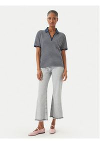 TOMMY HILFIGER - Tommy Hilfiger Polo WW0WW48720 Granatowy Relaxed Fit. Typ kołnierza: polo. Kolor: niebieski. Materiał: bawełna #4