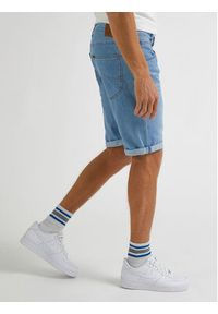 Lee Szorty jeansowe 5 Pocket L73MHVB71 112331760 Niebieski Regular Fit. Kolor: niebieski. Materiał: bawełna #5