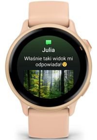 GARMIN - Garmin Vivoactive 6 Różowy. Kolor: różowy