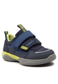 Sneakersy Superfit 1-006388-8010 M Blau/Hellgrau. Kolor: niebieski. Materiał: materiał