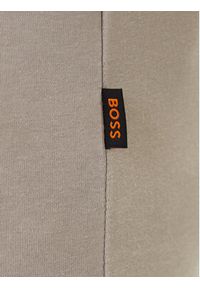 BOSS T-Shirt Imprint 50556007 Beżowy Regular Fit. Kolor: beżowy. Materiał: bawełna #5