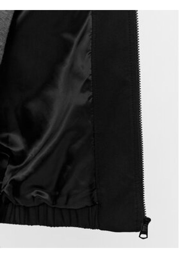 Calvin Klein Kurtka bomber K10K112074 Czarny Regular Fit. Kolor: czarny. Materiał: wiskoza, syntetyk